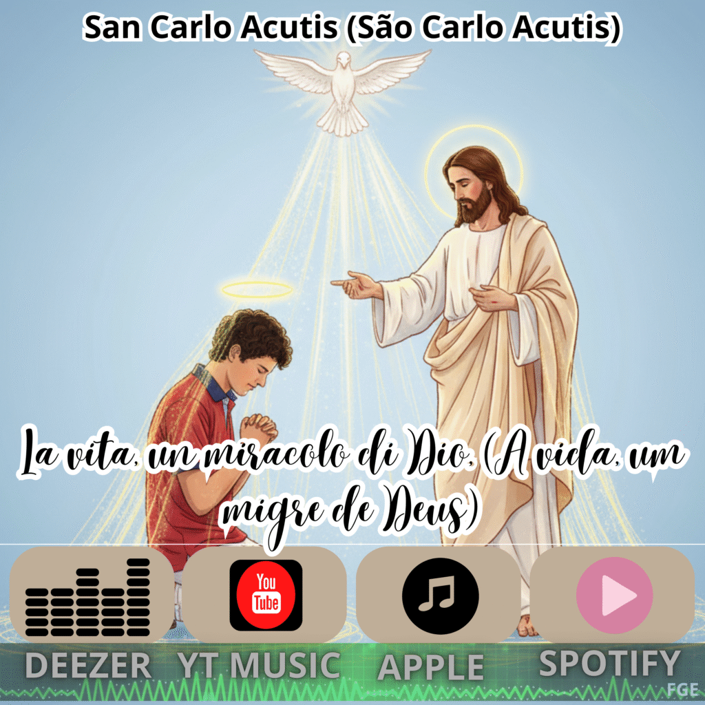 Capa da Música - La vita, un miracolo de Dio (A vida, um migre de Deus) - Carlo Cutis