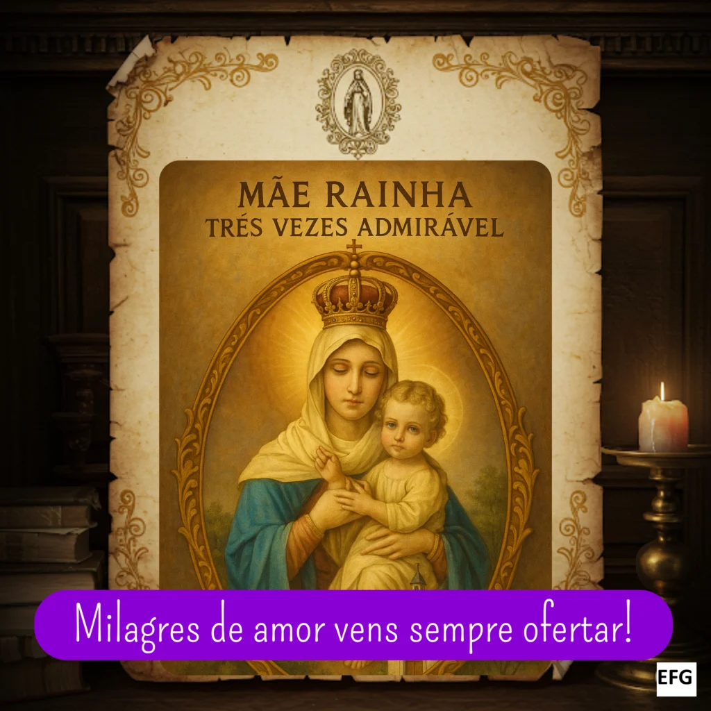 Capa da Música: Milagres de amor vens sempre ofertar - Mãe Rainha