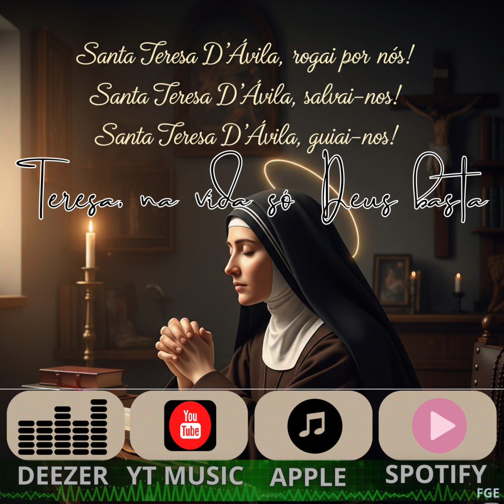 Música em honra a Santa Teresa Dávila - Teresa, Na vida só Deus Basta